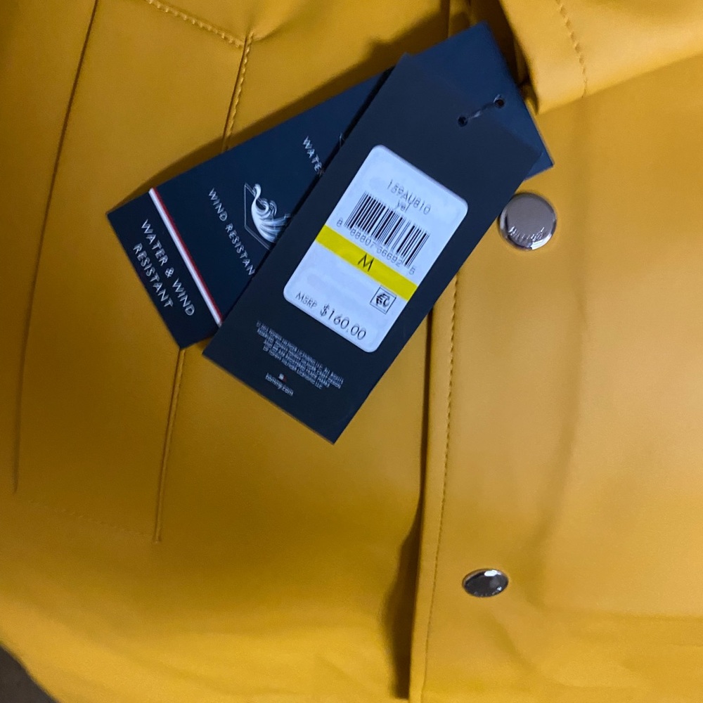 Yellow Tommy Hilfiger Water and Wind resistant